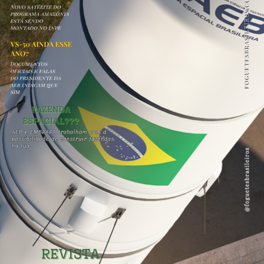 Revista Foguetes Brasileiros - Edição de Fevereiro - Protótipo