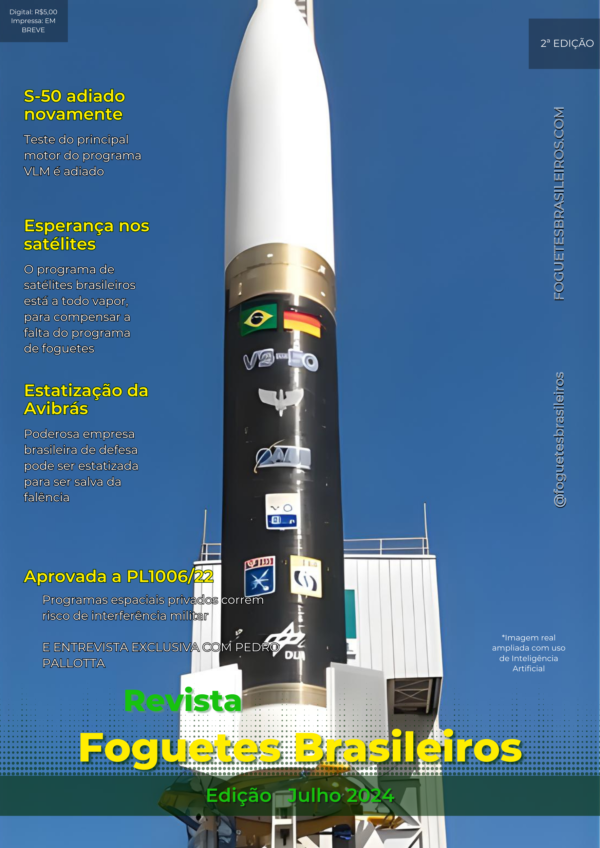 Revista Foguetes Brasileiros - Edição de Julho de 2024