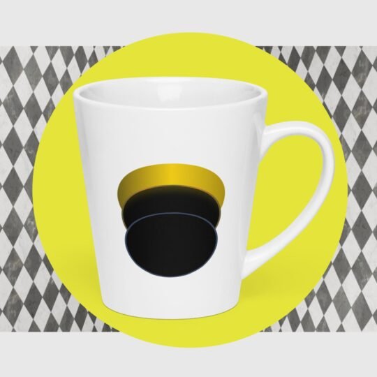 Caneca Alta de Café | THEIA | Sol, Theia e Terra