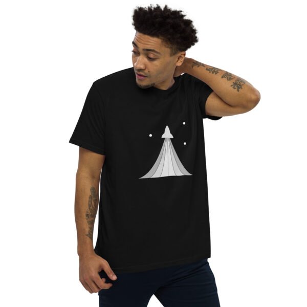Camiseta justa masculina Preta | RFB | The Rocket Cinza - Imagem 2
