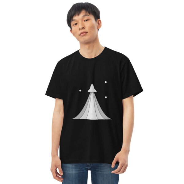 Camiseta justa masculina Preta | RFB | The Rocket Cinza - Imagem 3