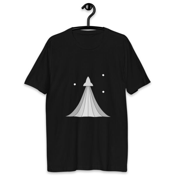 Camiseta justa masculina Preta | RFB | The Rocket Cinza - Imagem 4