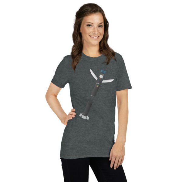 Camiseta unissex com mangas curtas | RFB | Visão Aberta do VLM - Imagem 6