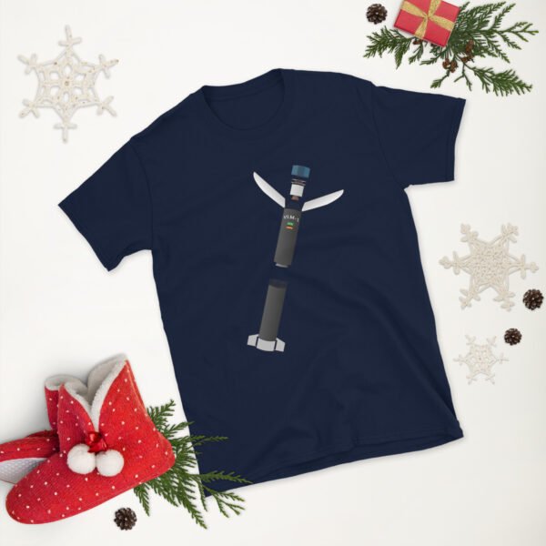 Camiseta unissex com mangas curtas | RFB | Visão Aberta do VLM - Imagem 9
