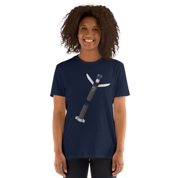 Camiseta unissex com mangas curtas | RFB | Visão Aberta do VLM - Imagem 2