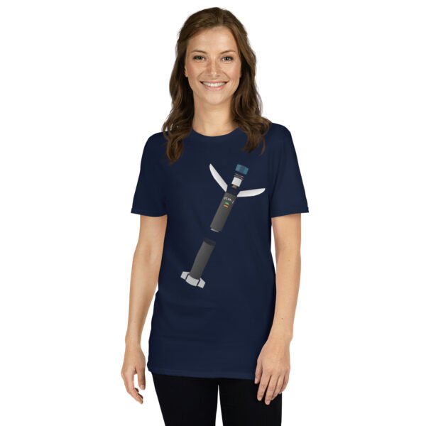 Camiseta unissex com mangas curtas | RFB | Visão Aberta do VLM - Imagem 4
