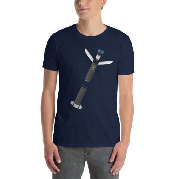 Camiseta unissex com mangas curtas | RFB | Visão Aberta do VLM - Imagem 5
