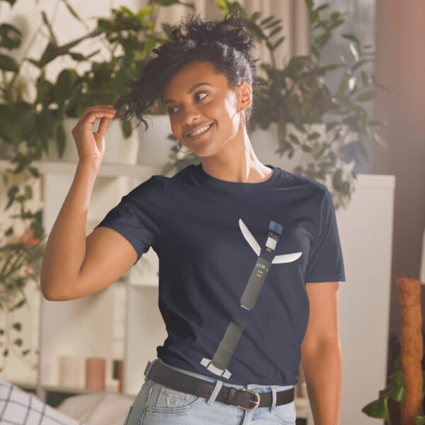 Camiseta unissex com mangas curtas | RFB | Visão Aberta do VLM - Imagem 10